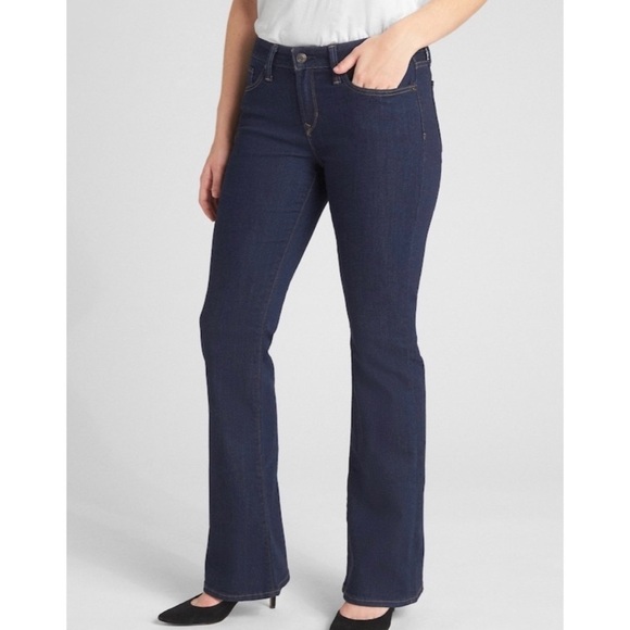 [Gap] Dark Wash Mid Rise Bootcut Jeans - Picture 1 of 8